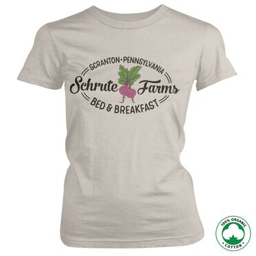 Läs mer om Schrute Farms - Bed & Breakfast Organic Girly Tee, T-Shirt