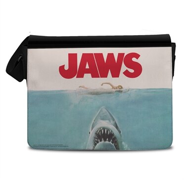 JAWS Poster Messenger Bag, Messenger Shoulder Bag