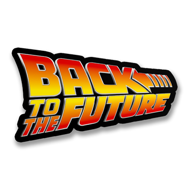 Läs mer om Back To The Future Logotype Sticker, Accessories