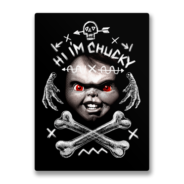 Läs mer om Hi Im Chucky Sticker, Accessories