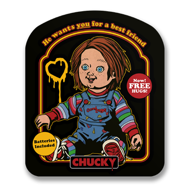 Läs mer om Chucky Toy Box Sticker, Accessories