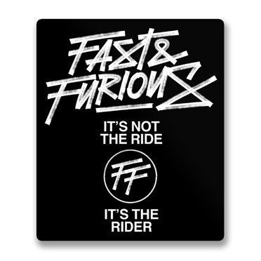 Läs mer om Its Not The Ride - Its The Rider Sticker, Accessories