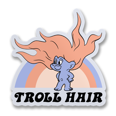 Läs mer om Troll Hair Sticker, Accessories