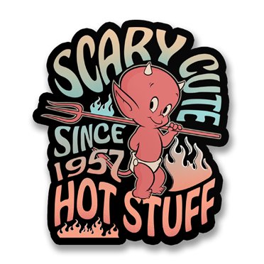 Läs mer om Scary Cute Since 1957 Sticker, Accessories