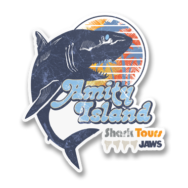 Läs mer om JAWS Shark Tours Sticker, Accessories