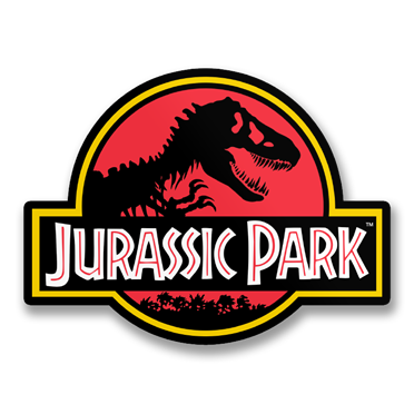 Jurassic Park Logotype Sticker, Accessories