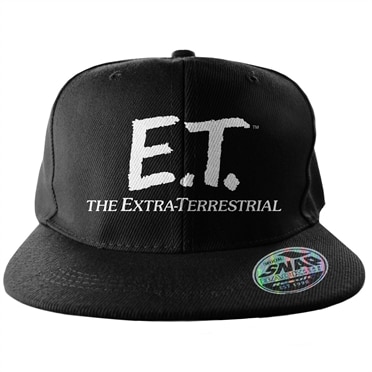 E.T. Extra-Terrestrial Logo Snapback Cap, Adjustable Snapback Cap