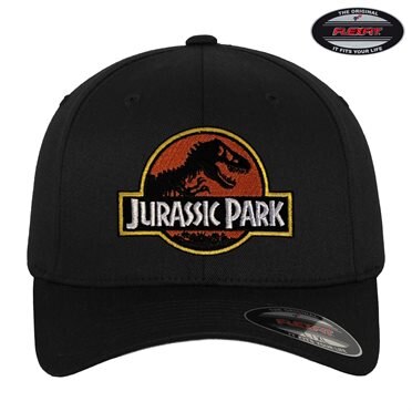 Läs mer om Jurassic Park Patch Flexfit Baseball Cap, Accessories