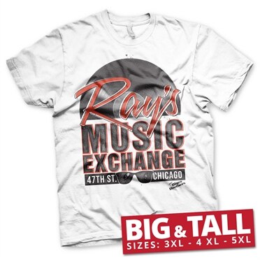 Läs mer om Rays Music Exchange - Big & Tall T-Shirt, T-Shirt