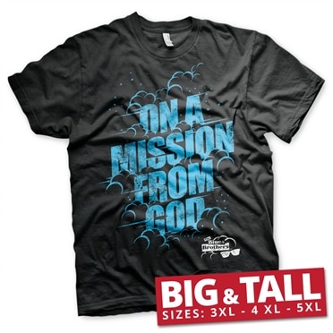 On A Mission From God - Blues Brothers Big & Tall T-Shirt, Big & Tall T-Shirt