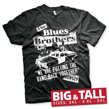 Blues Brothers - Band Back Together Big & Tall Tee, Big & Tall Tee