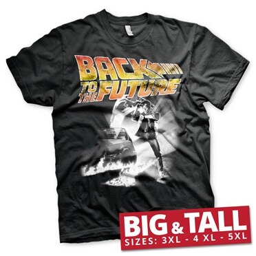 Back To The Future Poster Big & Tall T-Shirt, Big & Tall T-Shirt