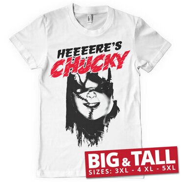 Läs mer om Heeeres Chucky Big & Tall T-Shirt, T-Shirt