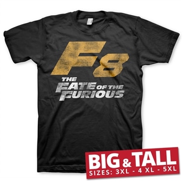 F8 Distressed Logo Big & Tall T-Shirt, Big & Tall T-Shirt