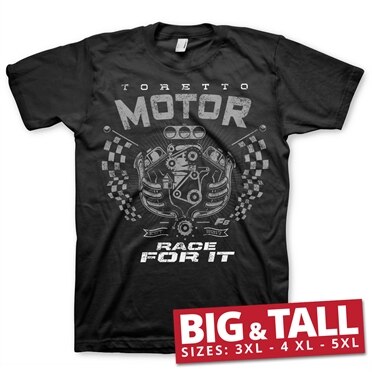 Läs mer om Toretto Motor - Race For It Big & Tall T-Shirt, T-Shirt