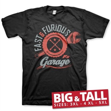 Läs mer om Fast & Furious Garage Big & Tall T-Shirt, T-Shirt