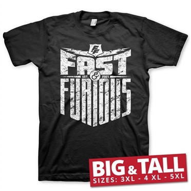Fast & Furious - Est. 2007 Big & Tall T-Shirt, Big & Tall T-Shirt