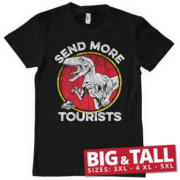 Läs mer om Jurassic Park - Send More Tourists Big & Tall T-Shirt, T-Shirt
