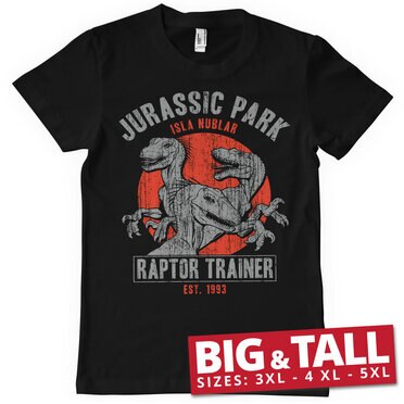 Läs mer om Jurassic Park - Raptor Trainer Big & Tall T-Shirt, T-Shirt