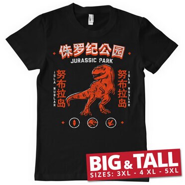 Läs mer om Jurassic Park - Isla Nublar Big & Tall T-Shirt, T-Shirt
