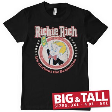 Läs mer om Richie Rich - Benjamins Big & Tall T-Shirt, T-Shirt