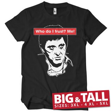 Läs mer om Who Do I Trust? Me! Big & Tall T-Shirt, T-Shirt