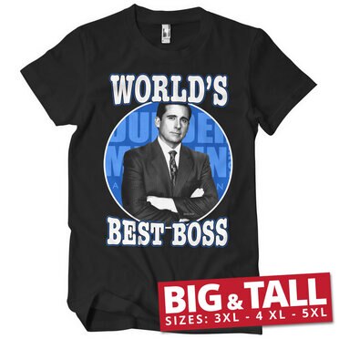 Läs mer om Worlds Best Boss Big & Tall T-Shirt, T-Shirt