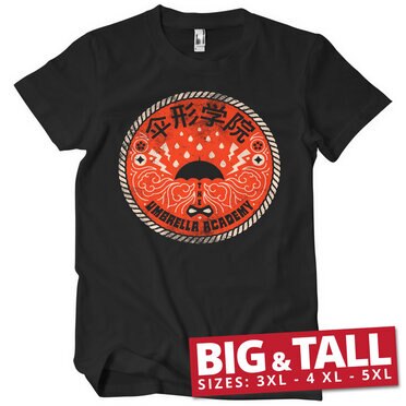 Läs mer om The Umbrella Academy Distressed Patch Big & Tall T-Shirt, T-Shirt