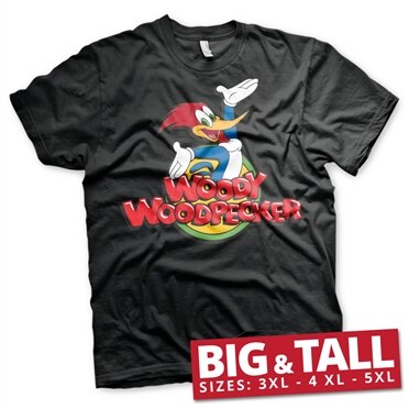Läs mer om Woody Woodpecker Classic Logo Big & Tall T-Shirt, T-Shirt