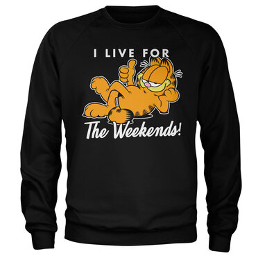 Läs mer om Garfield - Live For The Weekend Sweatshirt, Sweatshirt