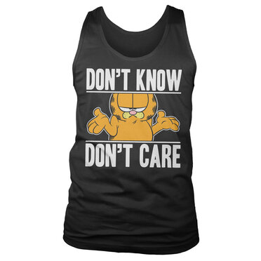 Läs mer om Garfield Dont Know - Dont Care Tank Top, Tank Top
