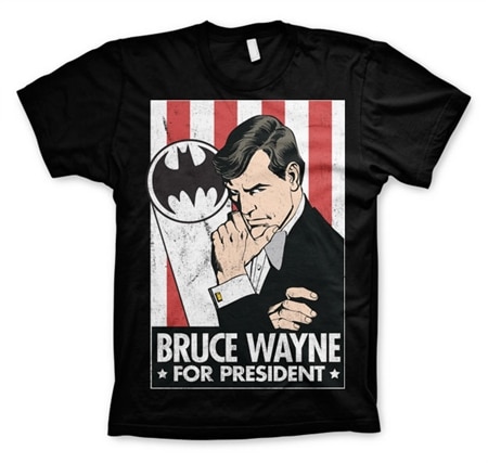 Läs mer om Bruce Wayne For President T-Shirt, T-Shirt