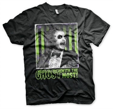 Läs mer om Beetlejuice - Ghost With The Most T-Shirt, T-Shirt