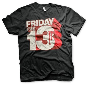Friday The 13th Block Logo T-Shirt, Basic Tee
