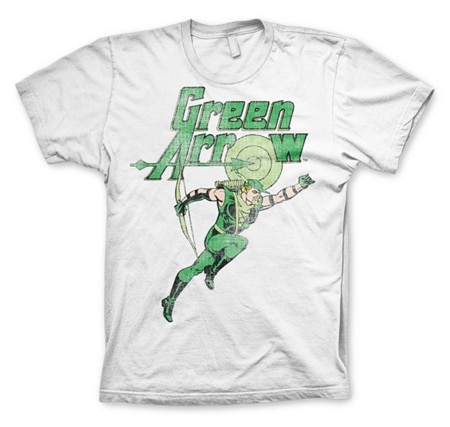 Green Arrow Distressed T-Shirt, Basic Tee