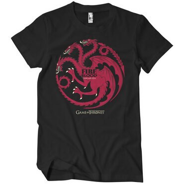 Läs mer om Targaryen - Fire & Blood T-Shirt, T-Shirt