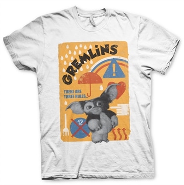 Läs mer om Gremlins Three Rules T-Shirt, T-Shirt