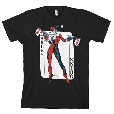 Harley Quinn Card Games T-Shirt, Basic Tee