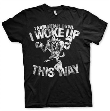 Läs mer om Tasmanian Devil - I Woke Up This Way T-Shirt, T-Shirt