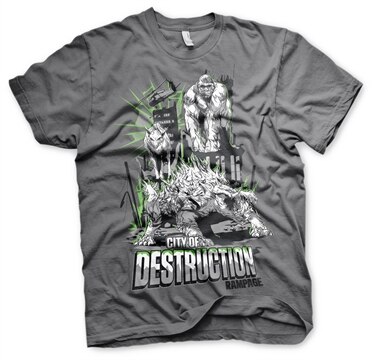 Rampage - Destruction City T-Shirt, Basic Tee