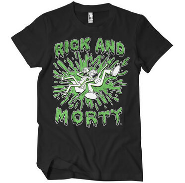 Läs mer om Rick And Morty Splash T-Shirt, T-Shirt