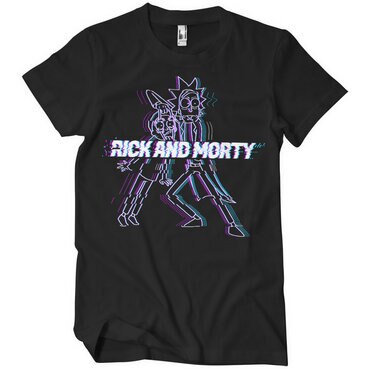 Läs mer om Rick And Morty Glitch T-Shirt, T-Shirt
