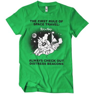 Läs mer om Rick And Morty - Distressed Beacons T-Shirt, T-Shirt