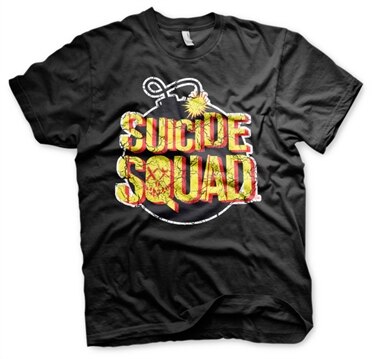 Läs mer om Suicide Squad Bomb Logo T-Shirt, T-Shirt