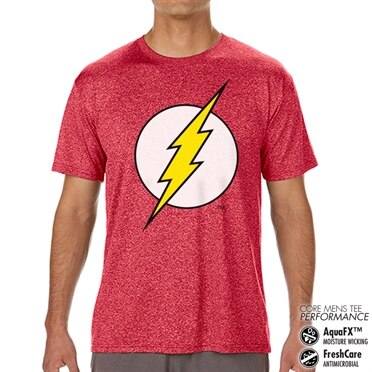 The Flash Emblem Performance Mens T-Shirt, CORE PERFORMANCE MENS TEE