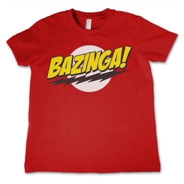 Bazinga Super Logo Kids T-Shirt, Kids T-Shirt