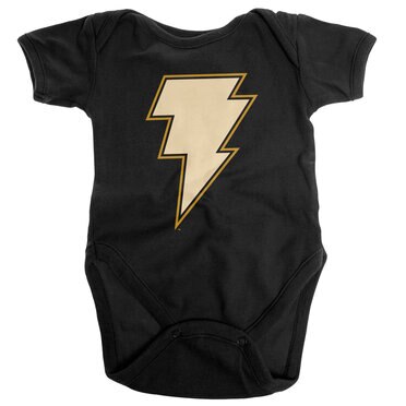 Läs mer om Black Adam - Lightning Logo Baby Body, Accessories
