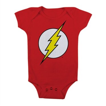 Läs mer om The Flash Logo Baby Body, Accessories