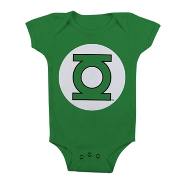 Läs mer om Green Lantern Logo Baby Body, Accessories