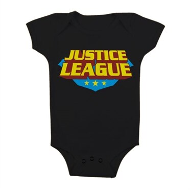 Läs mer om Justice League Classic Logo Baby Body, Accessories